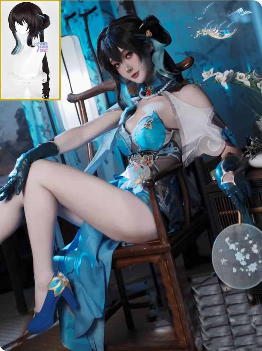 職人製作 ウイッグ付き 崩壊 スターレイル コスプレ 衣装 Star Rail Ruan Mei ルアン メェイ 星 開拓者 主人公 星穹列車 cosplay