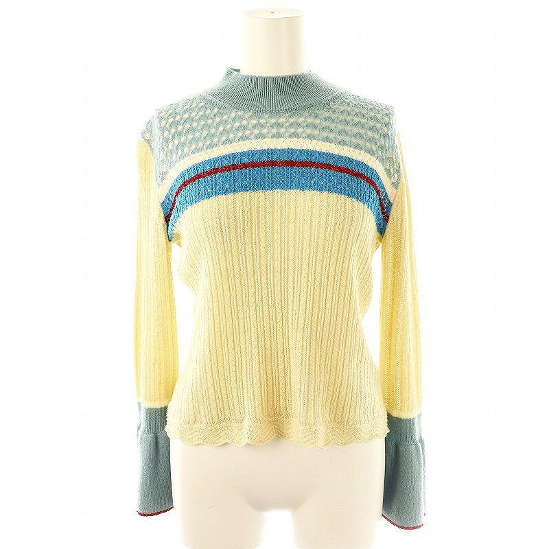 マメクロゴウチ Mame Kurogouchi MM18SS-KN011 Nostalgic Pattern Knit  