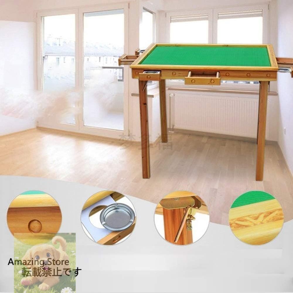 麻雀卓 折りたたみ麻雀表シンプルなホーム手washChessスクエア表デュアル使用麻雀表 麻雀台