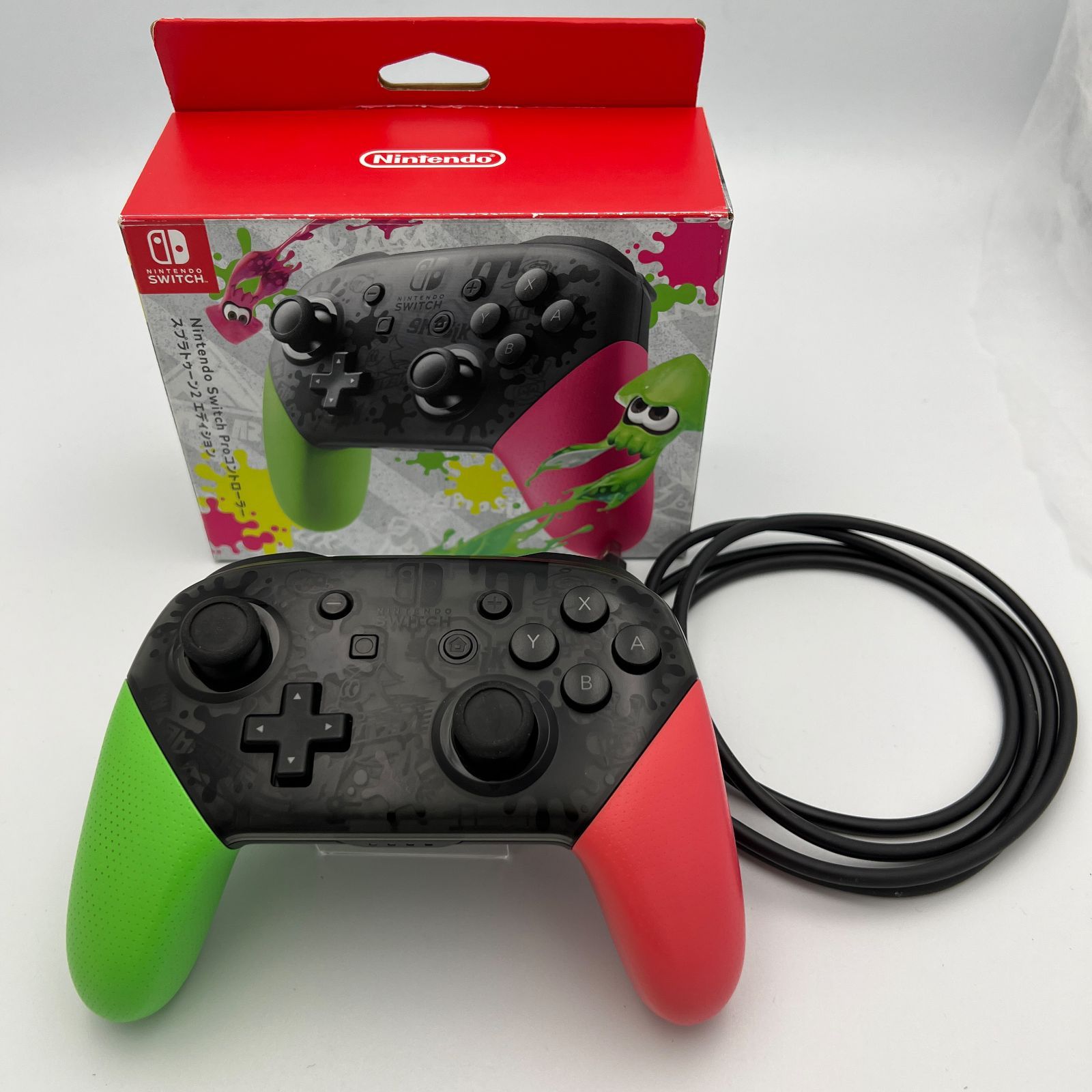 中古 Nintendo Switch Proコントローラースプラトゥーン2