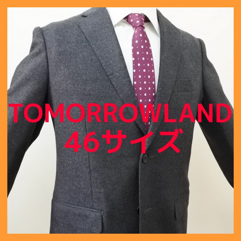 TOMORROWLANDトゥモローランド/スーツ/ダークグレー/46-