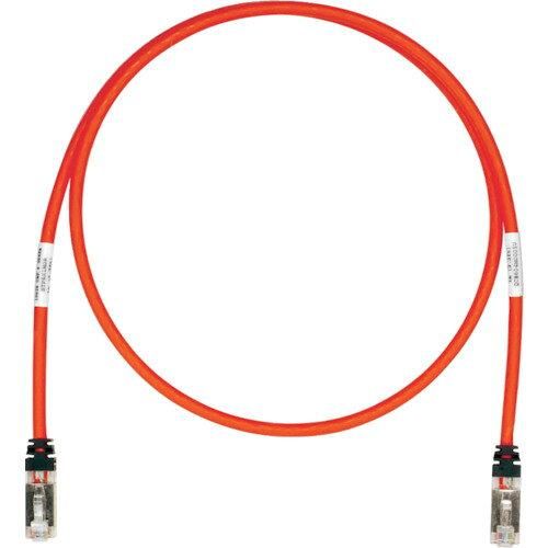 2営業日で発送 パンドウイットコーポレーション パンドウイット CAT6A CAT6 シールドパッチコード 20m 赤
