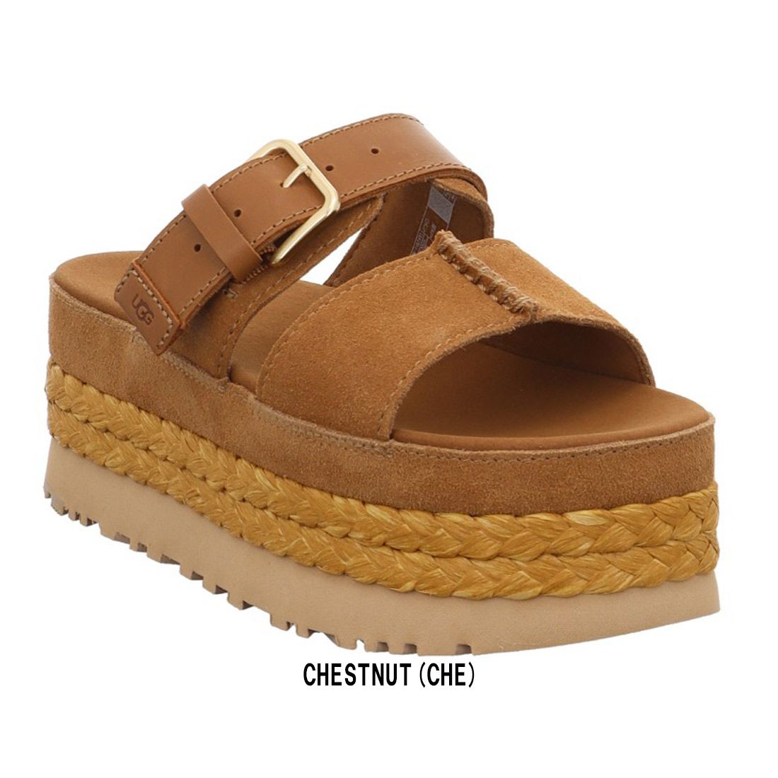 【UGG】Aubrey アンクル ストラップ サンダル スエード ロゴ 2色 UGG (アグ) スエードアッパー ロゴ ストラップサンダル