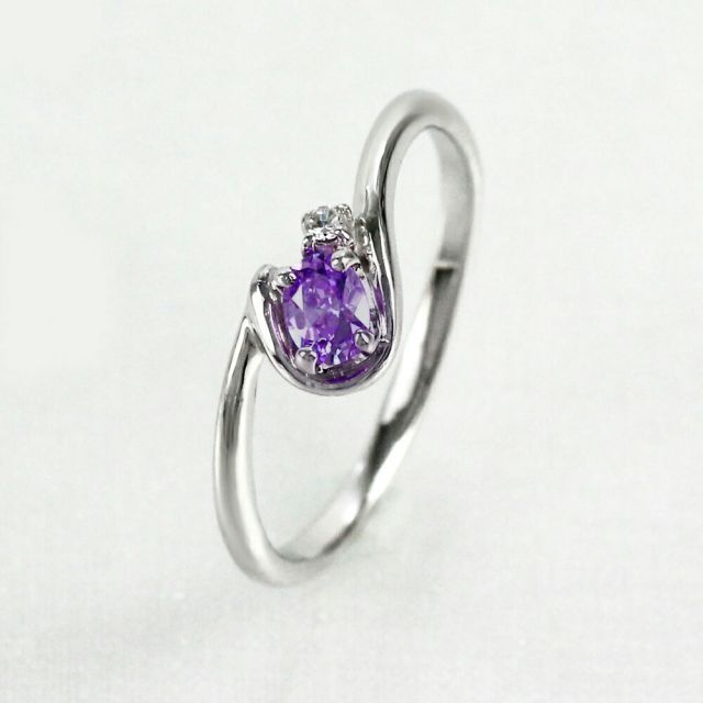 タンザナイト リング カラーストーン ハートシェイプ ハート ミル 揺れる 指輪 誕生石 レディース 一粒 ゴールド k18 18k 18金 初売り 福袋 2025 P5倍 8⁄20リング タンザナイト ダイヤモンド ハート カラーストーン