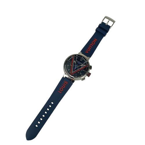美品 LOUIS VUITTON ルイヴィトン 腕時計 タンブールダミエ