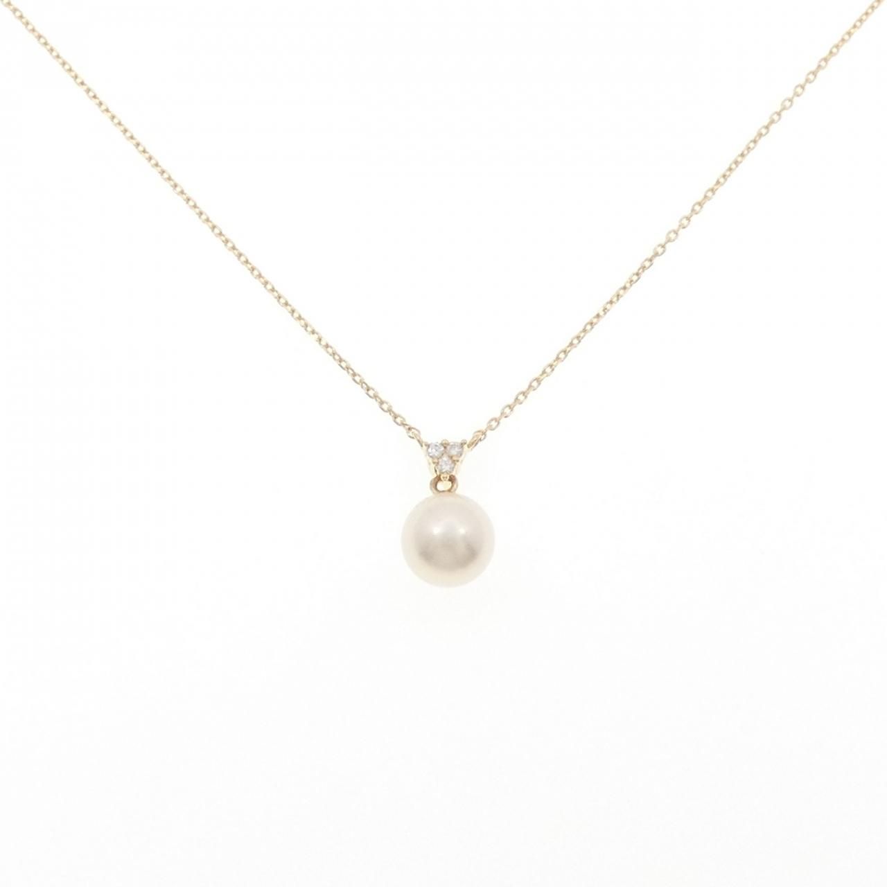 K18YG アコヤパール ネックレス 7.6mm