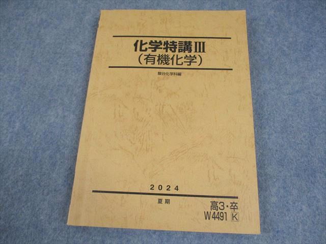 駿台2024 化学特講Ⅱ 未使用＋景安T講義プリ＋伊達Tプリ付