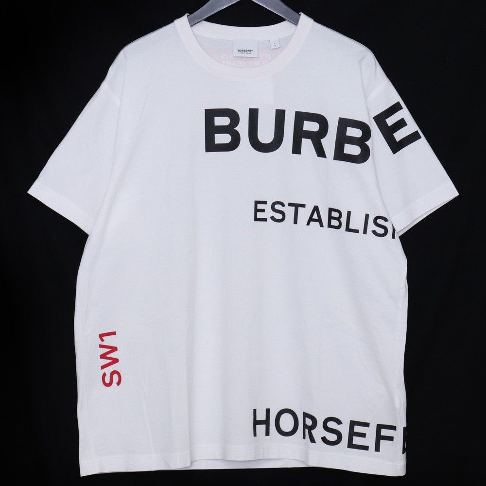BURBERRY ホースフェリープリントロゴ半袖Tシャツ 8017103