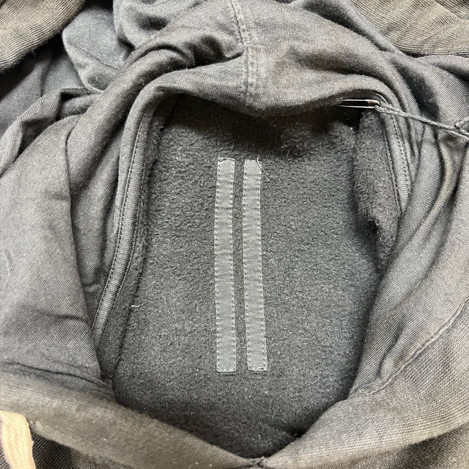 関税込*RICK OWENS DRKSHDW ブリーチ加工 フーディ Rick Owens DRKSHDW 24AW ブリーチ加工プルオーバー スウェット