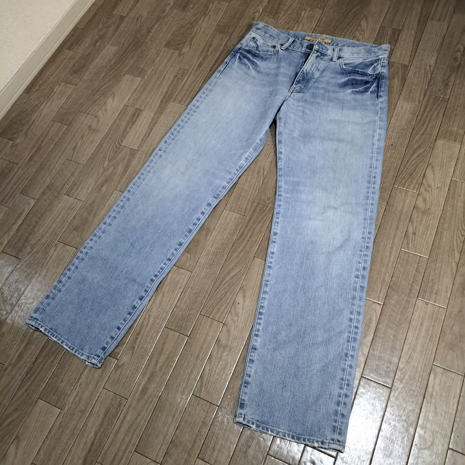 希少☆00s OLD UNIQLO 旧タグ デニム パンツ メンズ 31inch S-003 ライトブルー ジーパン ユニクロ オールド ビンテージ  レア ブランド古着 USED - メルカリ