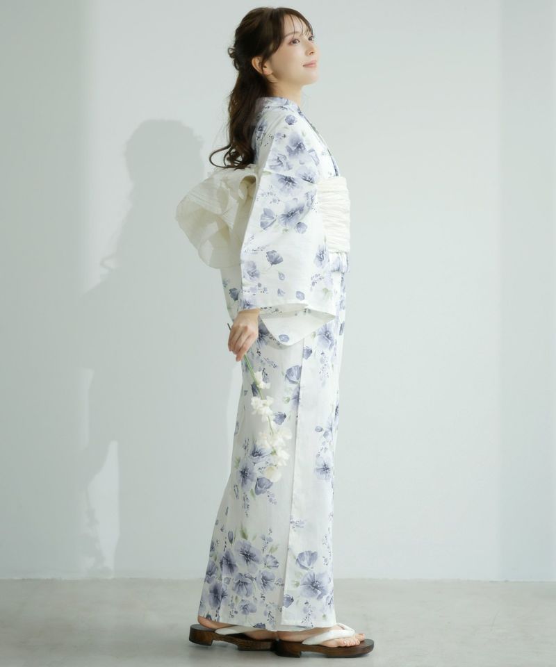 水彩の雪月花(涼)】Dita ディータ 浴衣 5点セット レディース