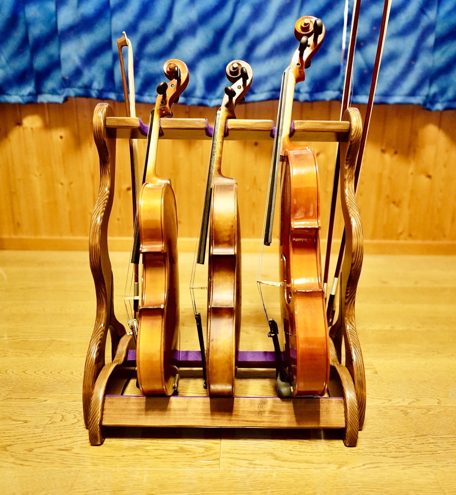 ヴィオラスタンド ニス仕上げ