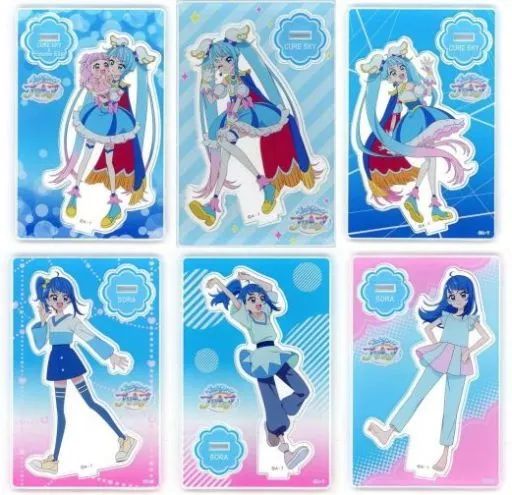 アクリルスタンド アクリルパネル 全6種セット ひろがるスカイ!プリキュア ミニアクリルスタンド 第1弾