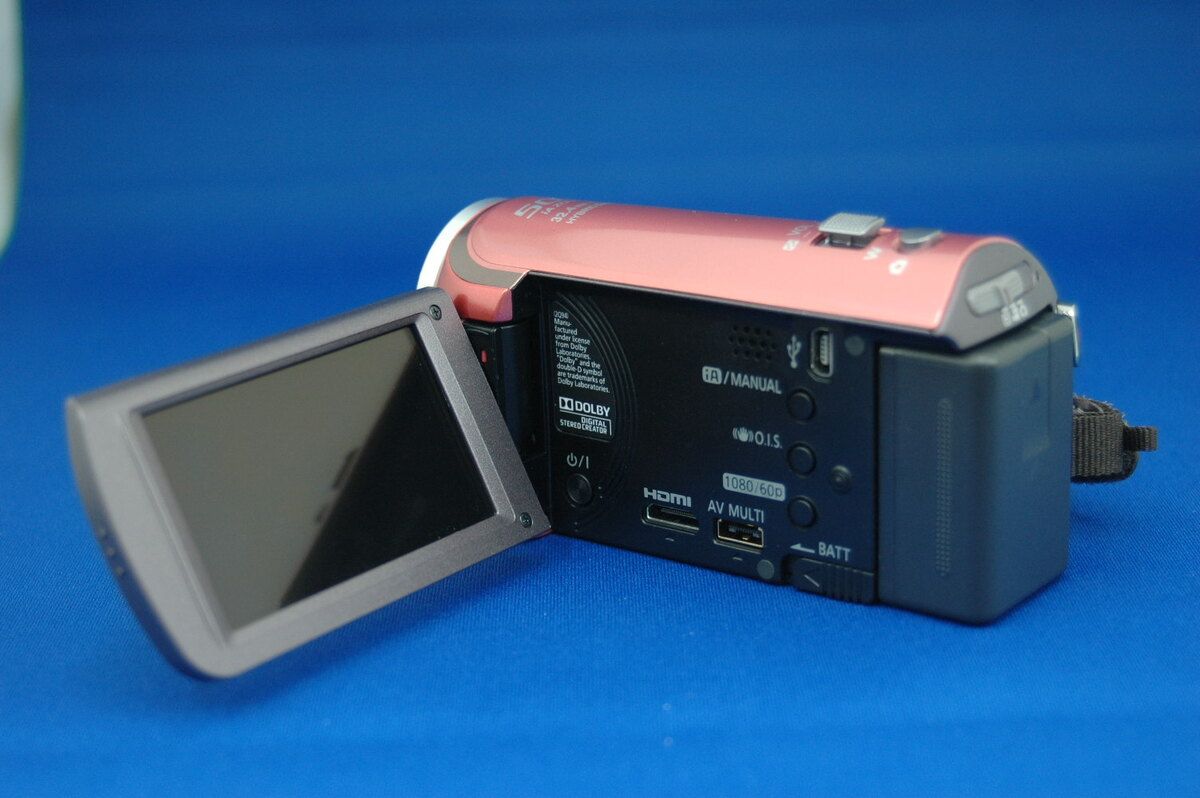 中古】 【良品】 パナソニック HC-V300M コーラルピンク
