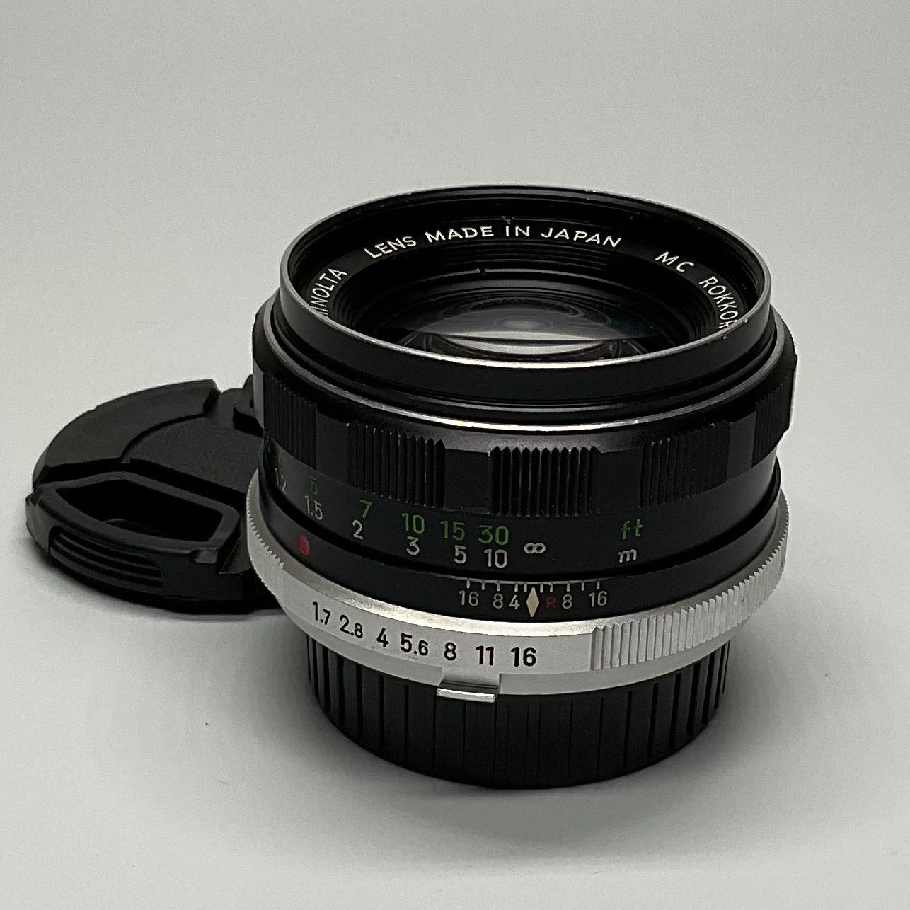 【極美品】動作◎ ミノルタ MC ROKKOR-PF 55mm F1.7 055 Minolta-MC-Rokkor-PF-55mm-F1.7