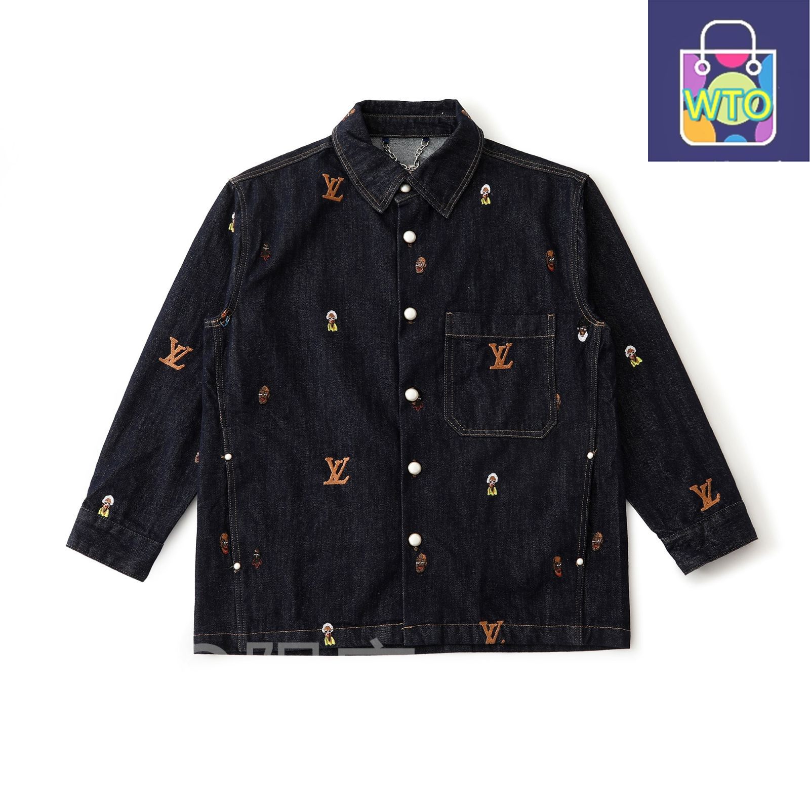 【カジュアルコーデ♪】LOUIS VUITTON★シャツ 本日限定特価】Louis Vuitton × Pharrell コラボ デニムシャツ