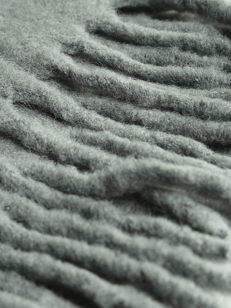 amiparisハート刺繍 マフラー ホワイト AMI PARIS アミパリス マフラー