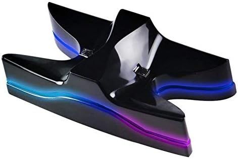 PS4コントローラー充電器スタンド デュアルPS4コントローラー充電ドックステーション UFO ブルーLEDデュアル充電ドック PS4ワイヤレスコントローラー用 UP786_INFO