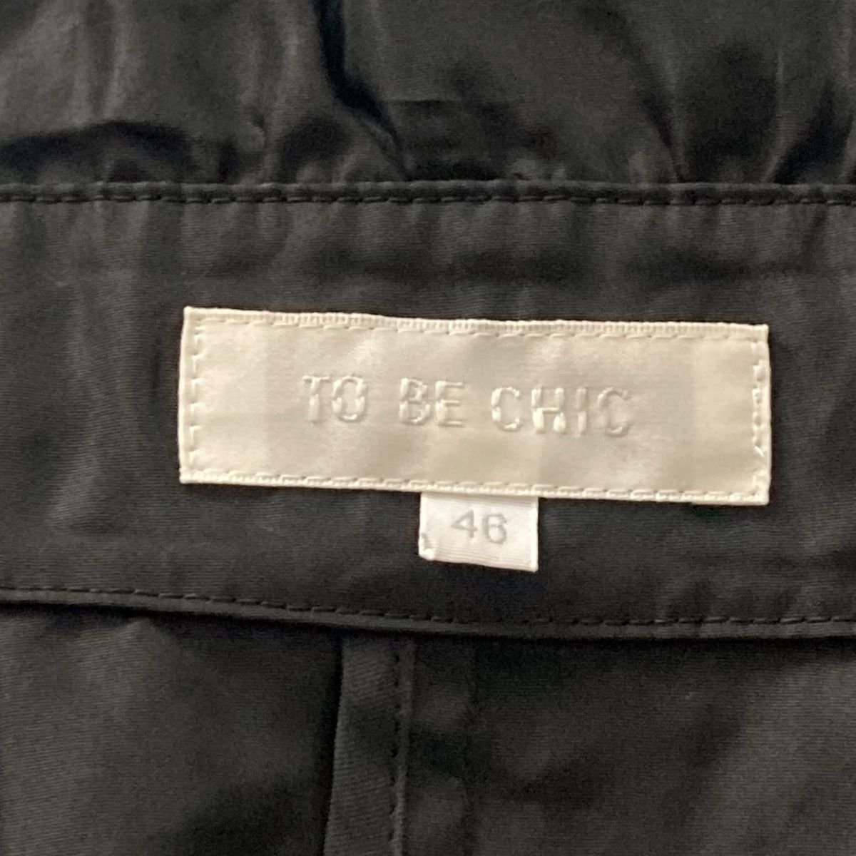 TO BE CHIC トゥービーシック コート サイズ46 XL レディース - 黒 長袖|春|秋 WWW_OLIVIERBERNSTEIN_COM