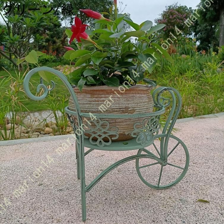 アンティーク風　アイアン ガーデン プランター　スタンド  花台　観葉植物 楽天市場】プランタースタンド ワイヤーらせんスタンド 花台