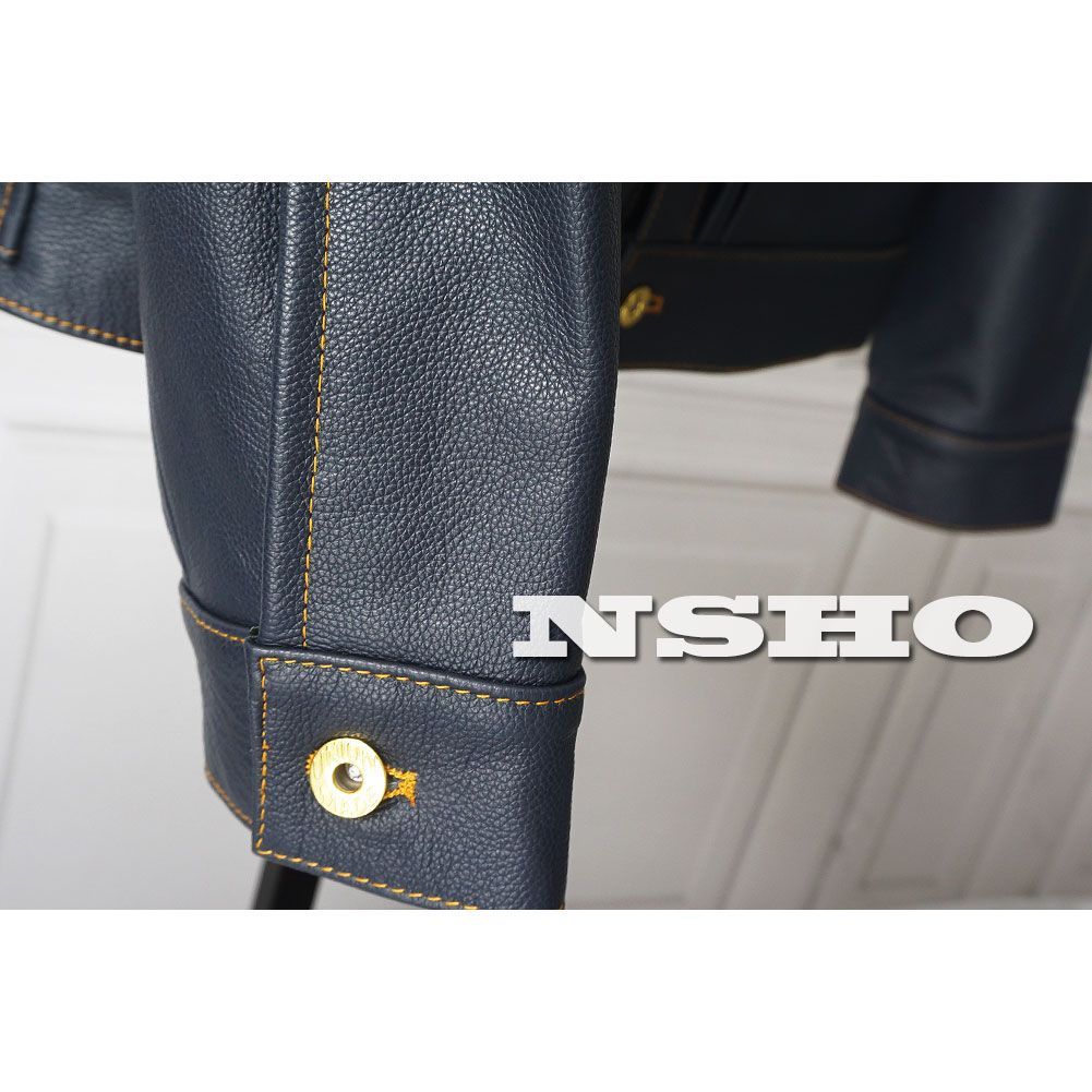 新品 最高峰 牛革 インディゴ カウハイド ファーストタイプ Gジャン