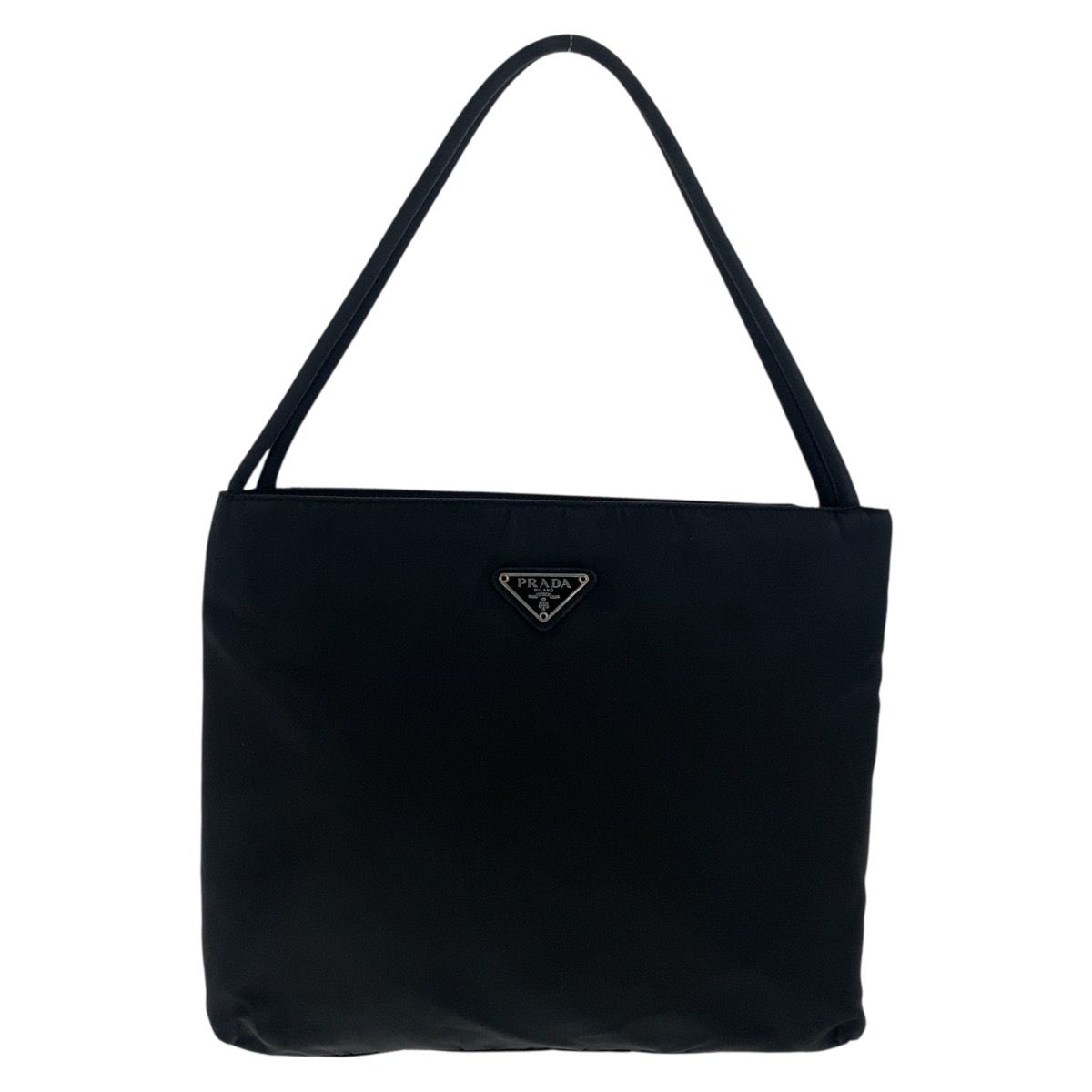 美品 PRADA 三角ロゴ メタル テスートナイロン ハンドバッグ ネイビー 楽天市場】美品 PRADA プラダ テスート 三角ロゴプレート