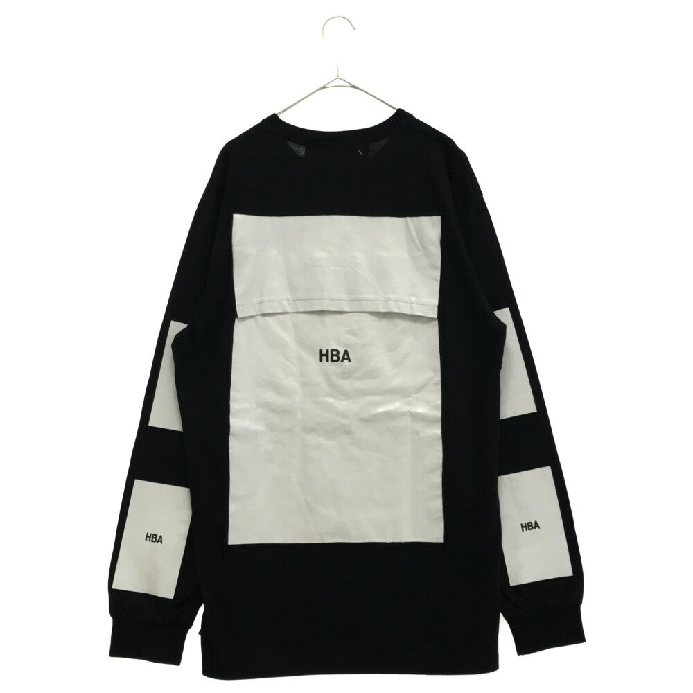 Hood by air ロンT HOOD BY AIR (フッドバイエアー) ロゴプリント ロングスリーブ