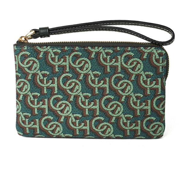 新品 コーチ COACH ポーチ コーナージップ リスレット グリーン - メルカリ