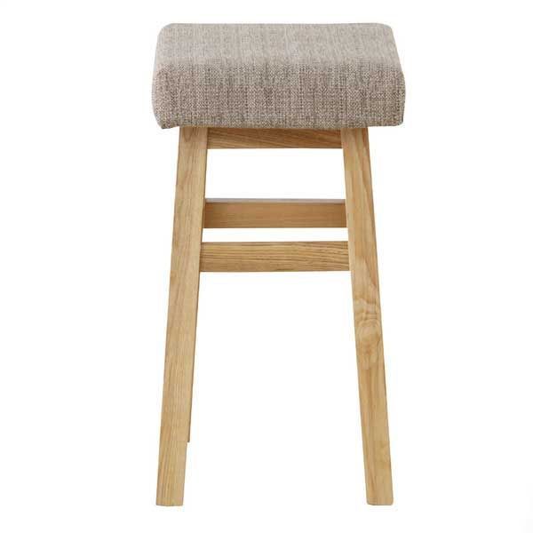 ３脚セット 天然木 アッシュ のバンビスツール クッション座面 W36×D26×H45cm No.785 ベージュ WWW_KANDAIZUMI_COM