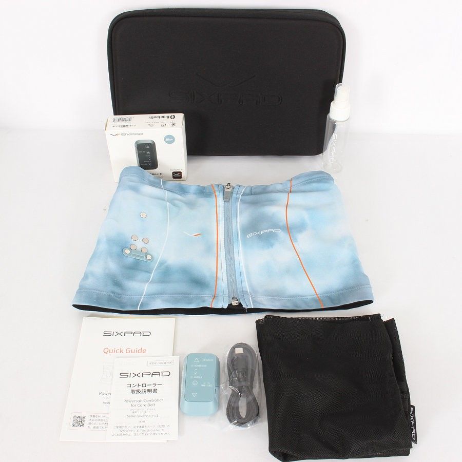 【新品】SIXPAD パワースーツ　コアベルト　SE-BS-12B-M ブルー ヨドバシ.com - SIXPAD シックスパッド パワースーツ コアベルト EMS
