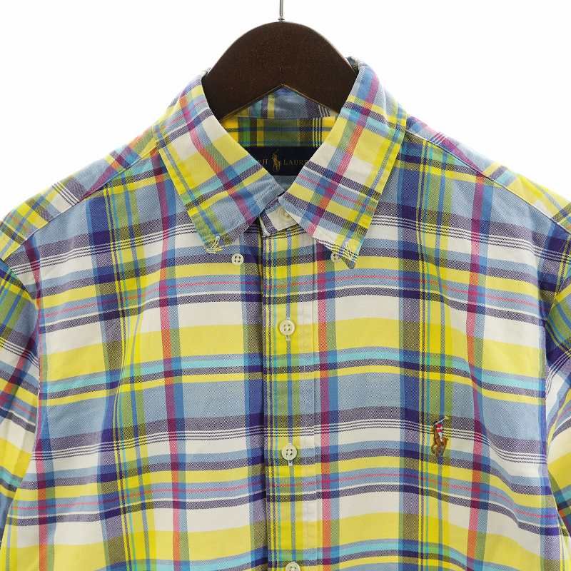 ラルフローレン RALPH LAUREN シャツ 半袖 チェック柄 コットン