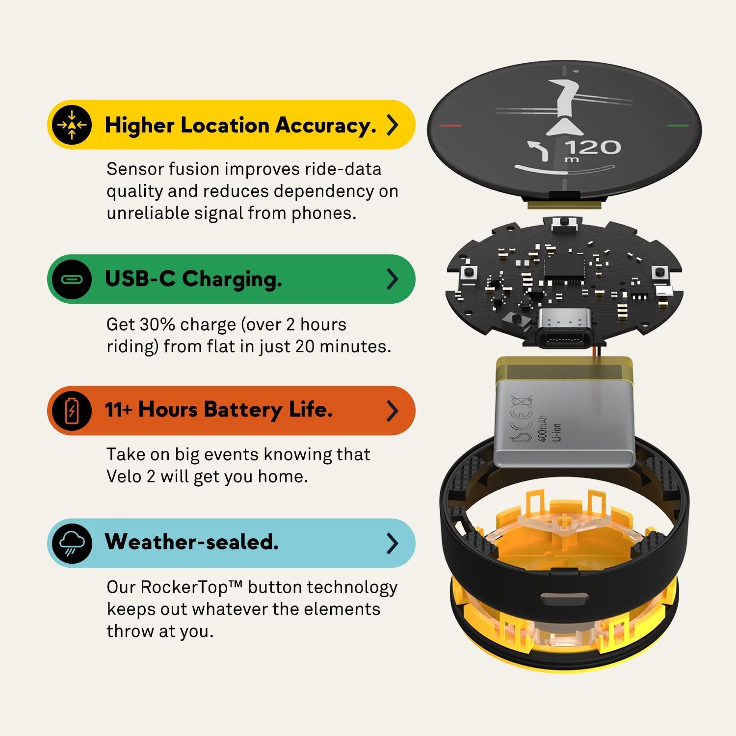  Velo 2 ナビゲーションシステム ビーライン Beeline VELO_2.0 体育器具 用品 スポーツ