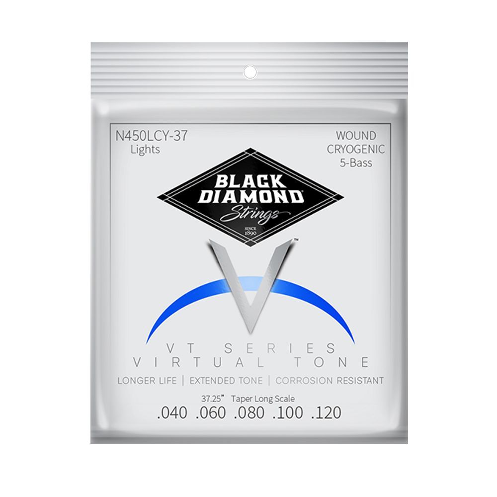 Black Diamond Strings ブラックダイヤモンド ストリングス ベース弦 低温冷却シリーズ-N450LCY37 40-120 5弦