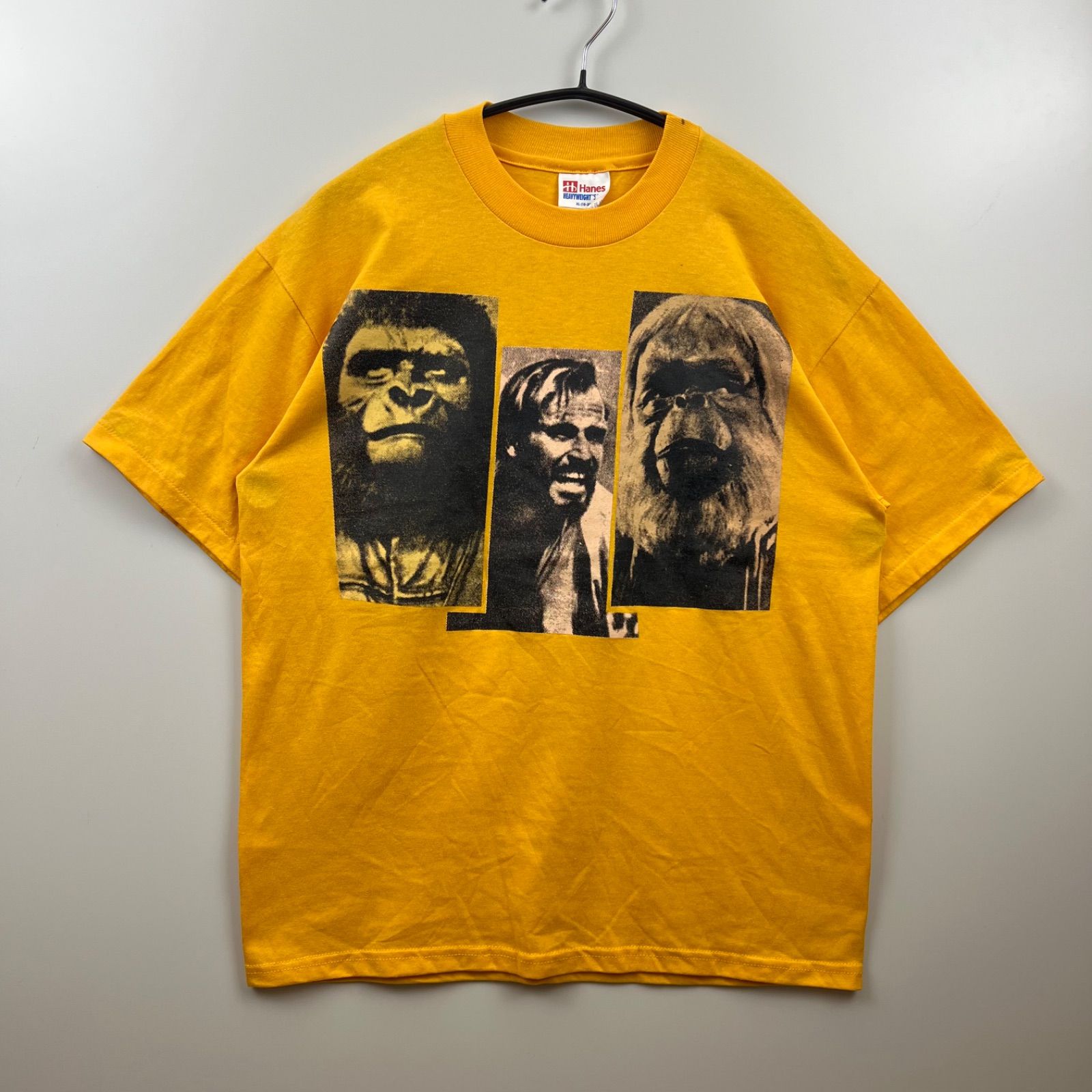 Hanes 90s USA VTG Tee PLANET of the APES 1968 XL(18-20) mustard 