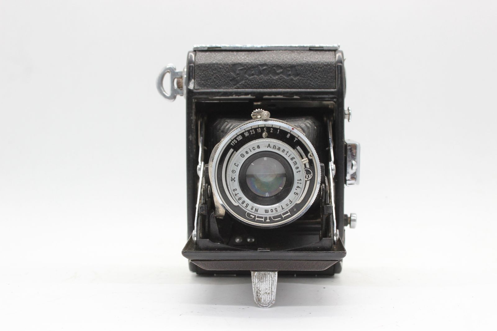 訳あり品】 gaica 7.5cm F4.5 ケース付き 蛇腹カメラ s1951 - ハリア