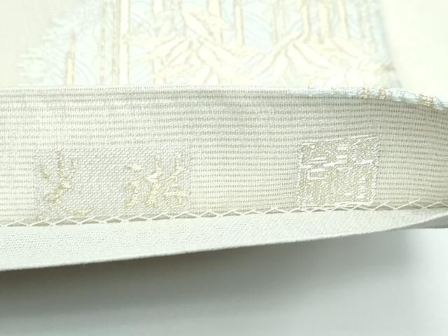 平和屋着物□極上 夏物 松尾光琳 六通柄袋帯 笹竹文 金糸 健勝苑