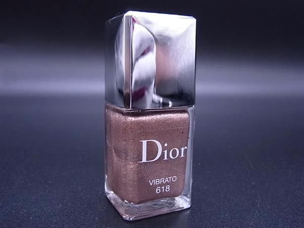 □美品□ DIOR ディオール ヴェルニ ネイルエナメル マニキュア ポリッシュ ネイルカラー コスメ 618 ビブラート ブロンズ系 DF2741  - メルカリ