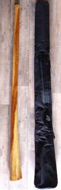 ケース付き|ティモール ユーカリ ディジュリドゥー オパトーンNo.02 Ｄ 民族楽器 太古の金管楽器 木管楽器 アボリジニ オーストラリア ディジェリドゥー 高品質