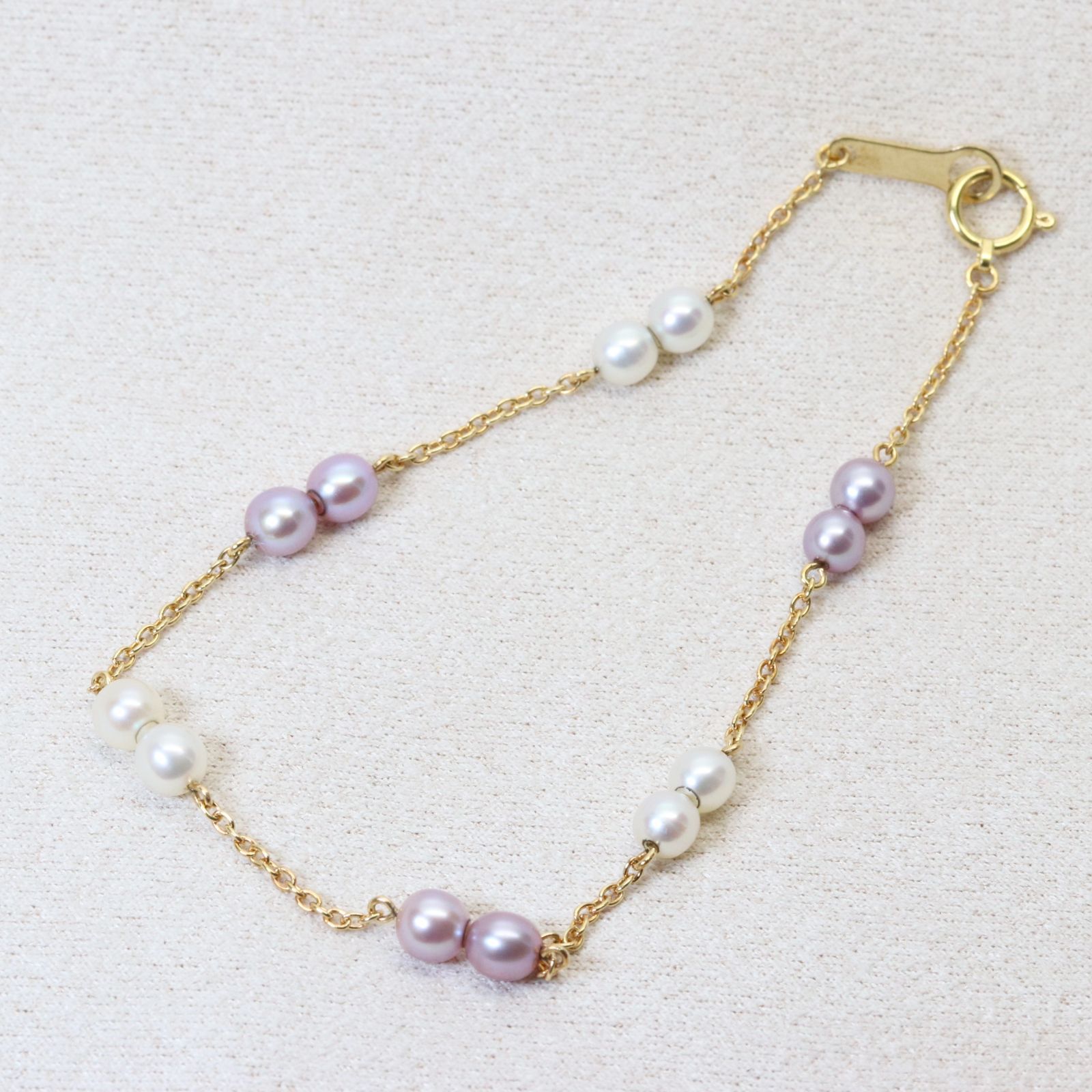 美品 田崎真珠 K18 ベビーパール ブレスレット タサキ/24-2872S - メルカリ