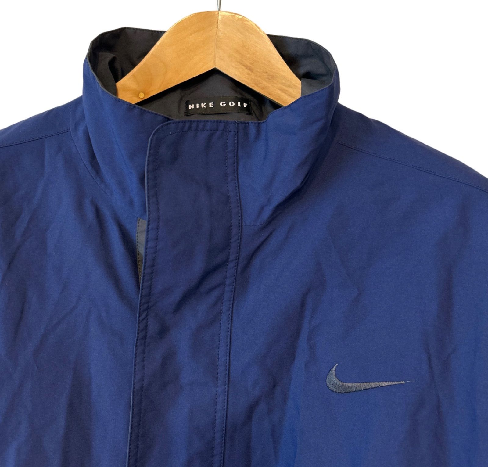 送料無料の商品多数！ Z1509 NIKE ナイキ レインウェア セットアップ 上下 メンズ ブルー 青 Lサイズ ニット