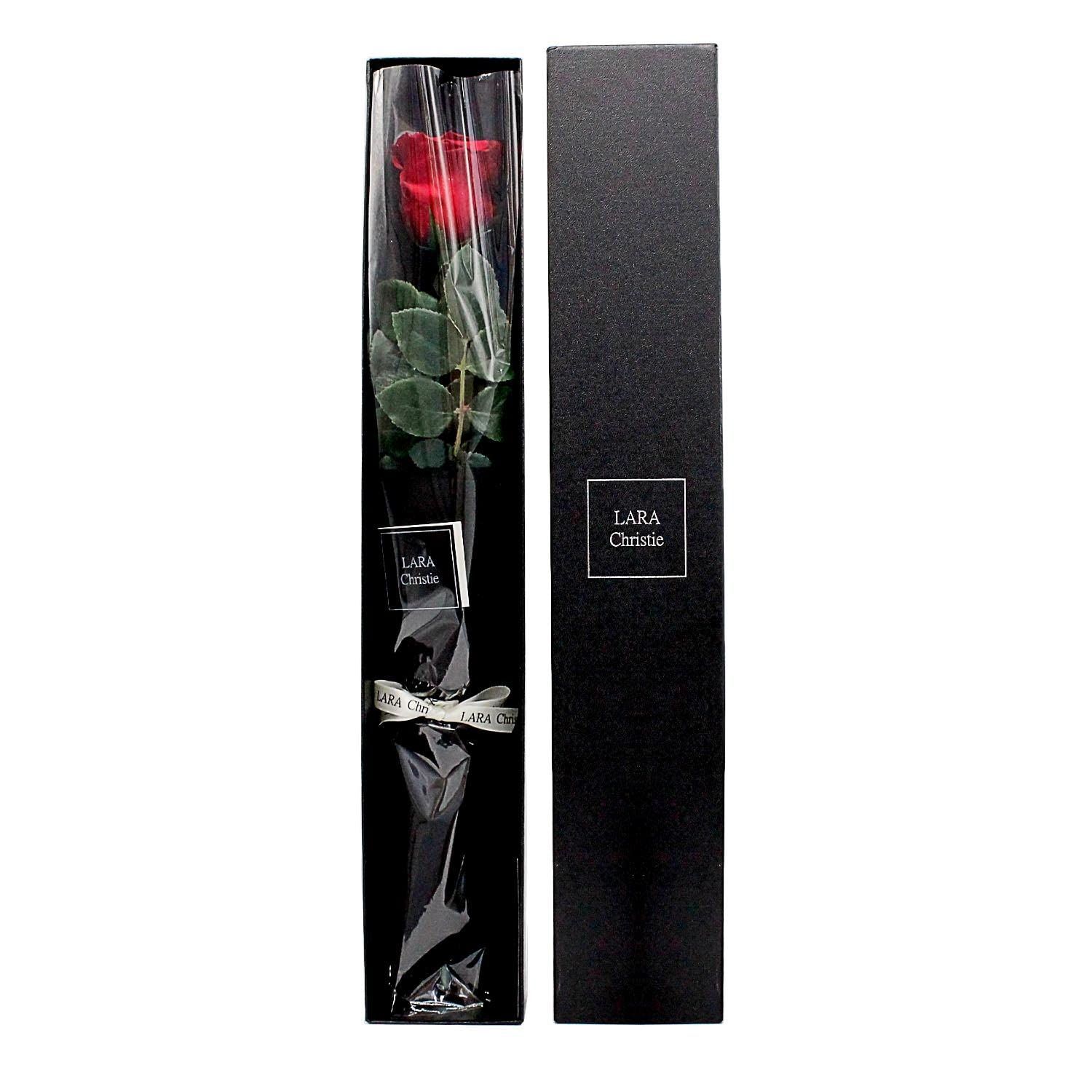 ララクリスティー ロイヤルローズ プリザーブドフラワー 薔薇 1輪 lf52-0001