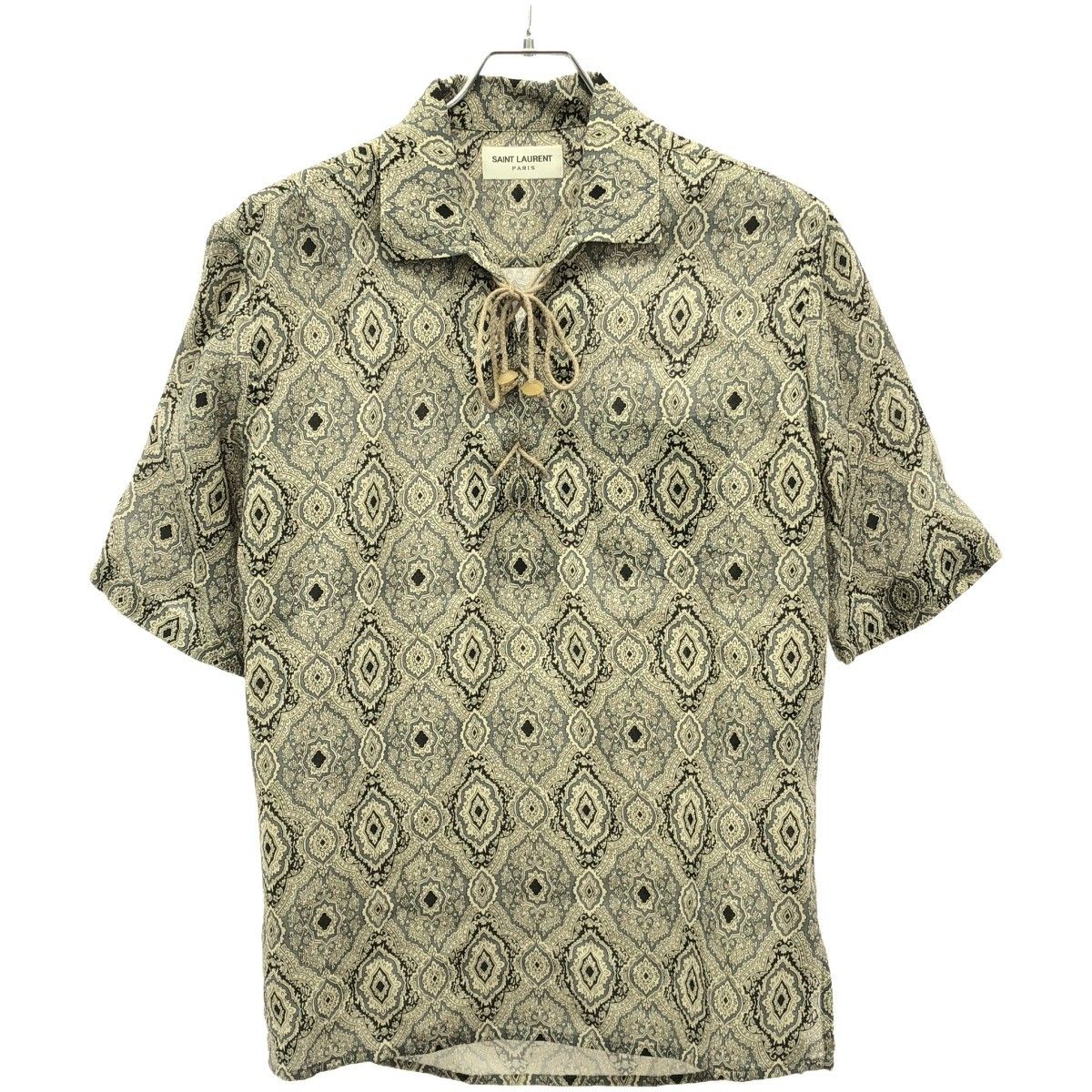 SAINT LAURENT PARIS サンローラン パリ 19SS ペイズリージャガード 
