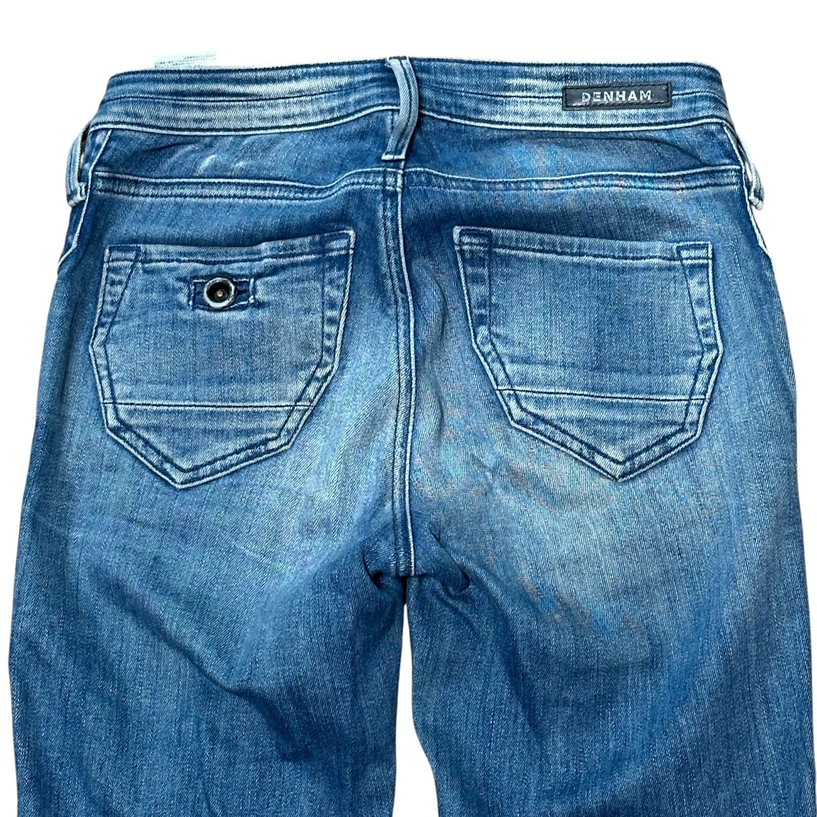 DENHAM SKINNY+ SLIM FIT スキニーデニム ブルー サイズW23 レディース 