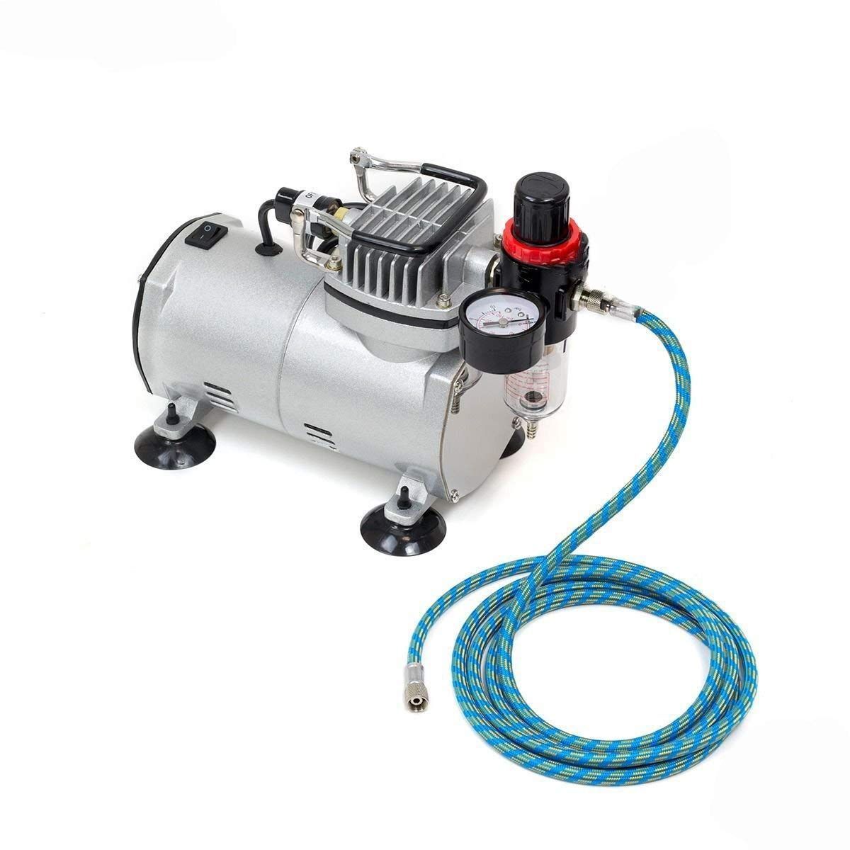 B2228エアーコンプレッサー 100v 圧力計 業務用 40l静音 大容量 白