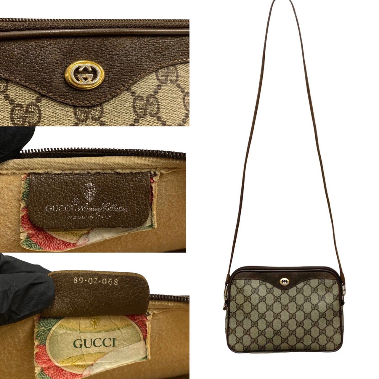 極 美品 GUCCI オールドグッチ グッチ ヴィンテージ GG ロゴ 金具