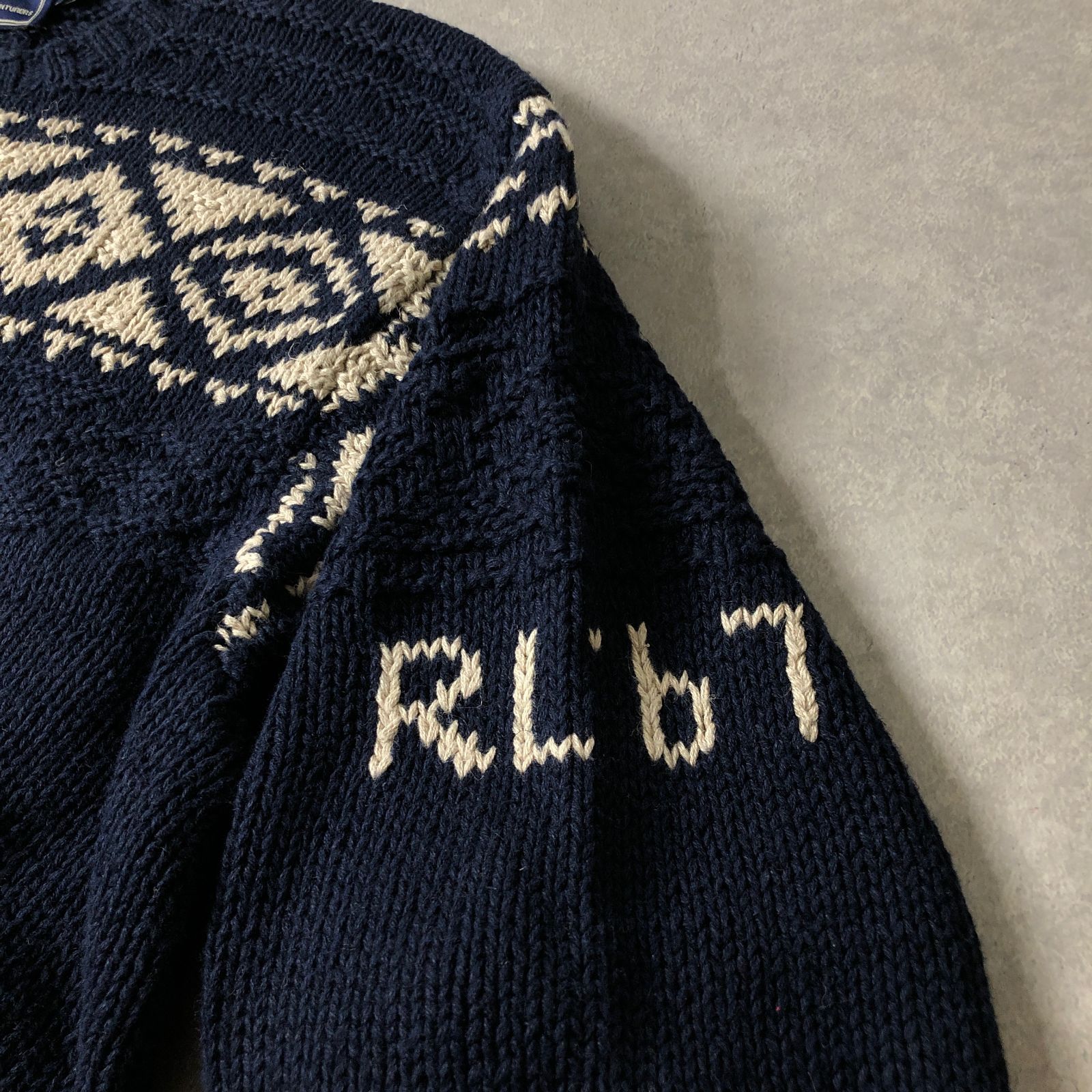 RALPH LAUREN RL'67 ヴィンテージ カヌー デザイン ニット