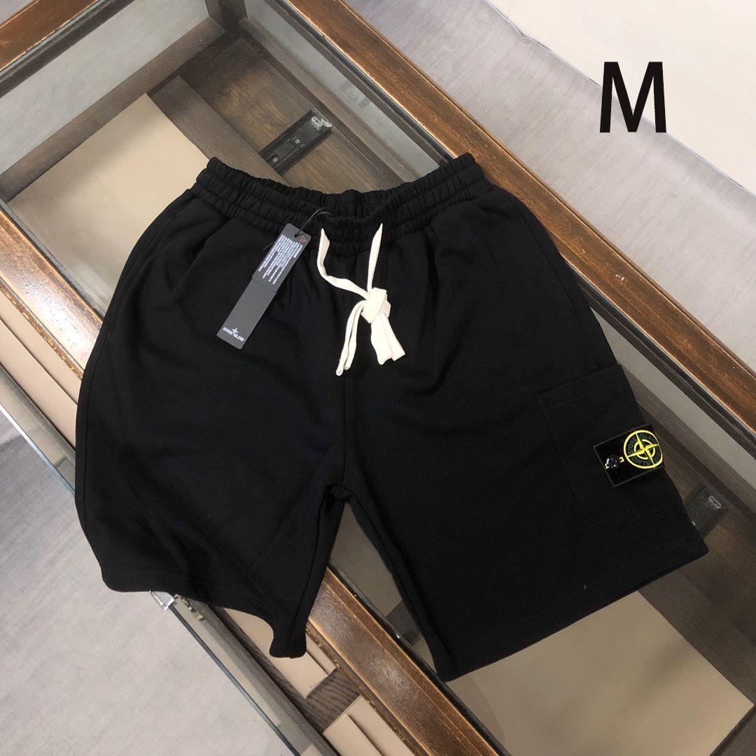 STONE ISLAND ストーンアイランドハーフパンツスウェットブラック M