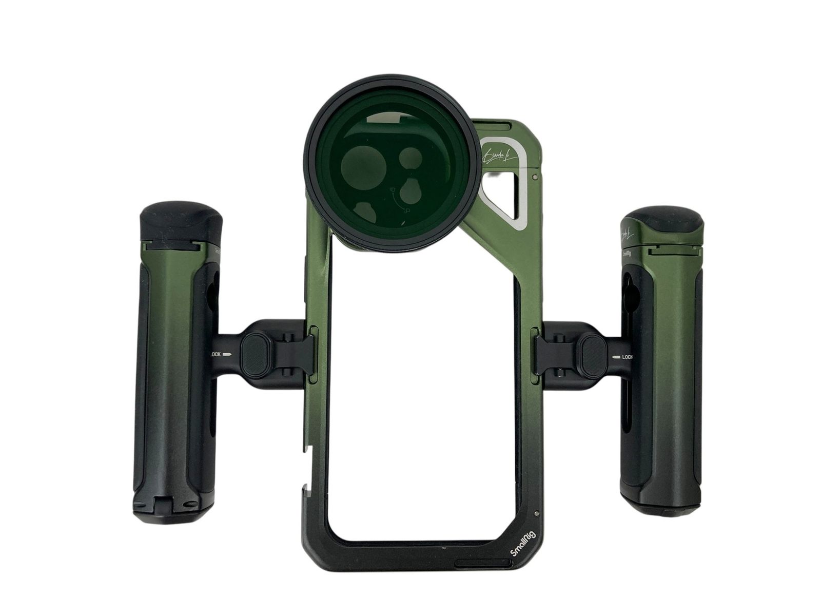 SMALLRIG スモールリグ SmallRig×Brandon Li共同設計エディション iPhone 15 Pro Max用スマホビデオリグケージ 4407 ブラック 家電|028