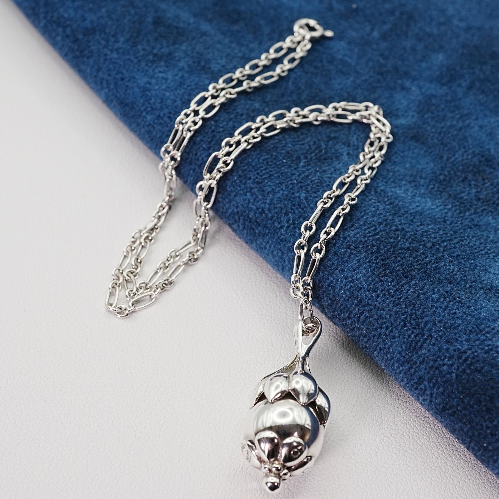 ジョージジェンセン ローズヒップ 1991 ネックレス バラ/24