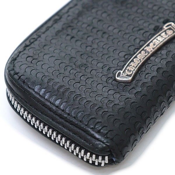 CHROME HEARTS コインケース ラウンド ジップ ブラック CHROME HEARTS クロムハーツ ラウンドファスナー コインケース